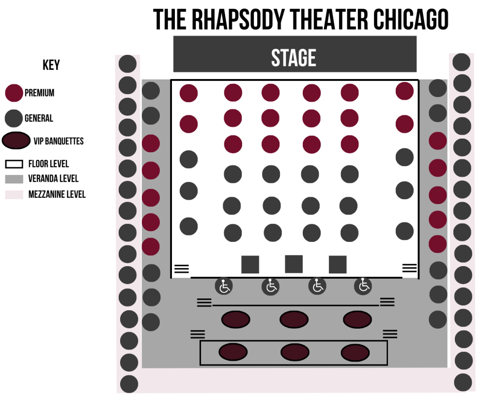 Rhapsody Theater seating chart